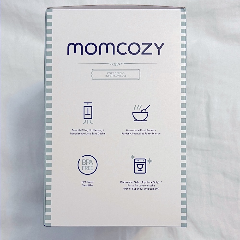 Momcozy Squeeze Station with Reusable Pouches - Mint Green and Cream - Picture 6 of 15